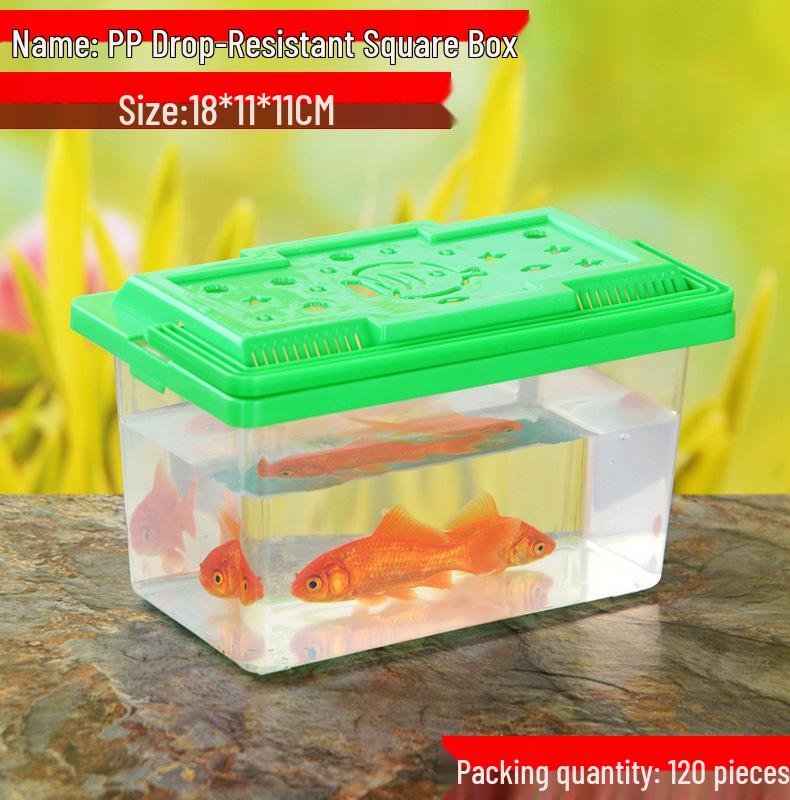 Прозрачный ручной бокс для разведения питомцев - Большой, Средний и Маленький размеры для Черепах, Золотых рыбок или Хомяков.