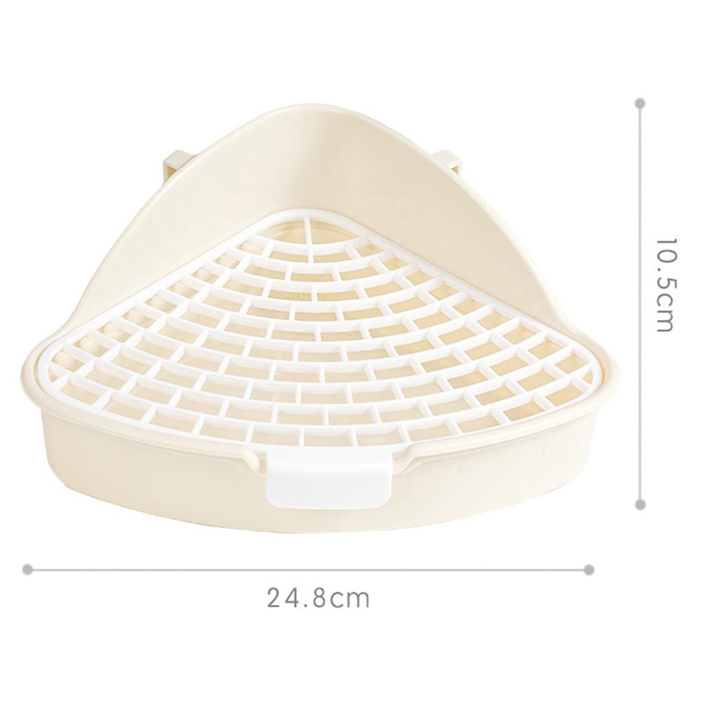 Лоток для туалета для кроликов, туалет для животных, приучение к горшку, угловой туалет для кроликов, ящик для хорька, хомяка, дракона, кошки, морской свинки, голландские принадлежности