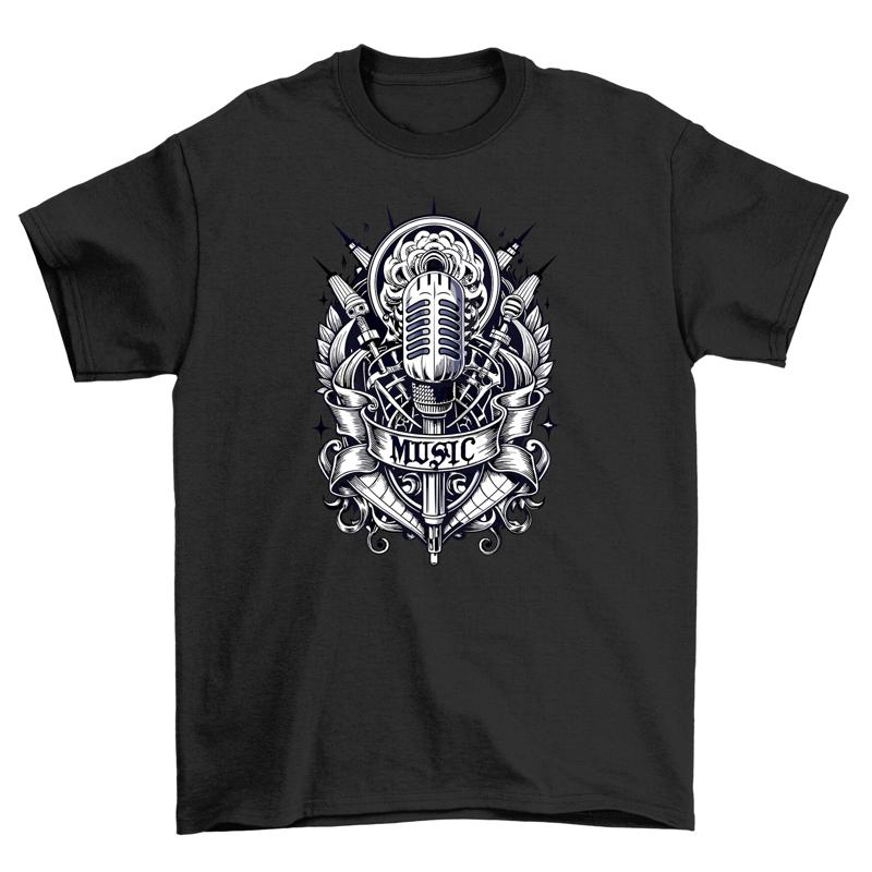 Rock The Mic With Gothic85 Microphone T Shirt Funny Stylish And Amplifie