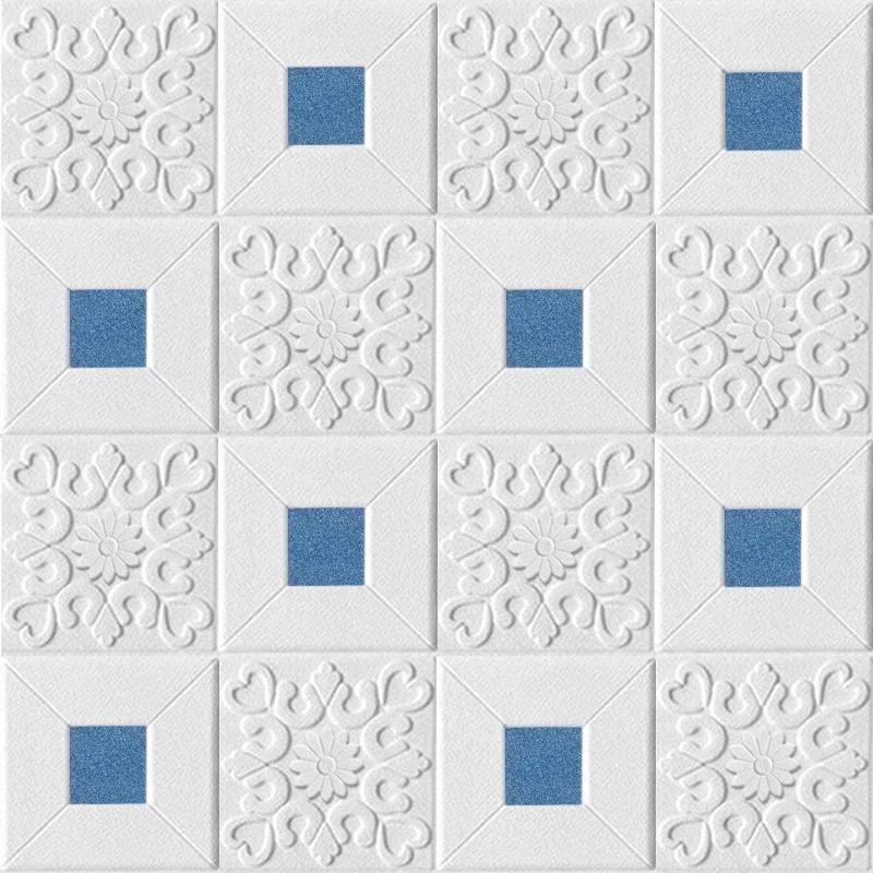 10 шт. Пенопластовые 3D наклейки Самоклеящиеся Потолочные декоративные панели Водонепроницаемые обои Гостиная Спальня Украшение дома