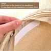 Sweat-absorbing Stickers Cap Size Reducer Hat Size Sticker Hat Brim Stickers Adjustable Hat Inner
