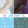 Rikaron Luminous White Henna Mandala & Butterfly Tattoo Stickers - Waterproof.