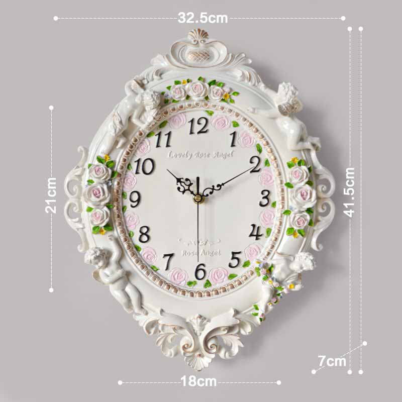 Ретро настенные часы для гостиной, простые модные настенные часы для спальни, бесшумные кварцевые часы, современные часы