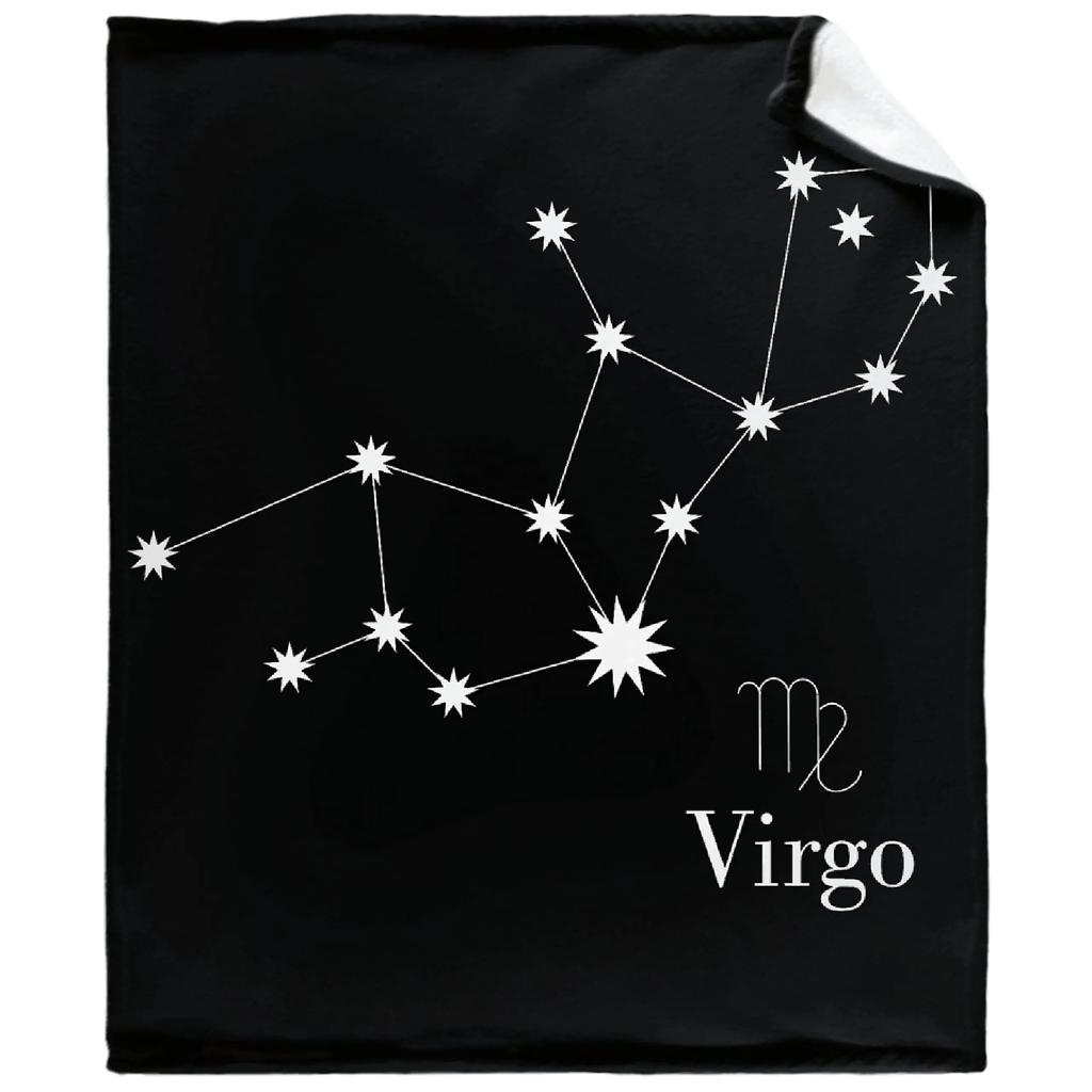 Constellation Blue Sky Throw Blanket Ultra Soft Lightweight Flannel Microfiber Constellation Lover Blanket Couch Bed Sofa Gifts