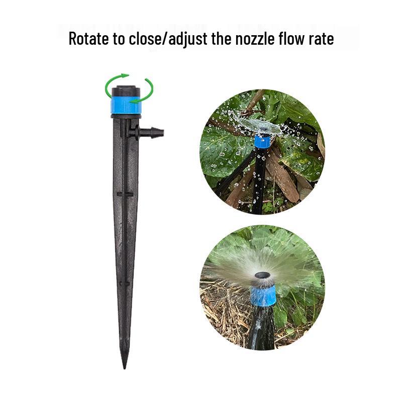 Садовый дождеватель для полива: 13,5 см Колышек для грунта 360° Пружинный микродождеватель