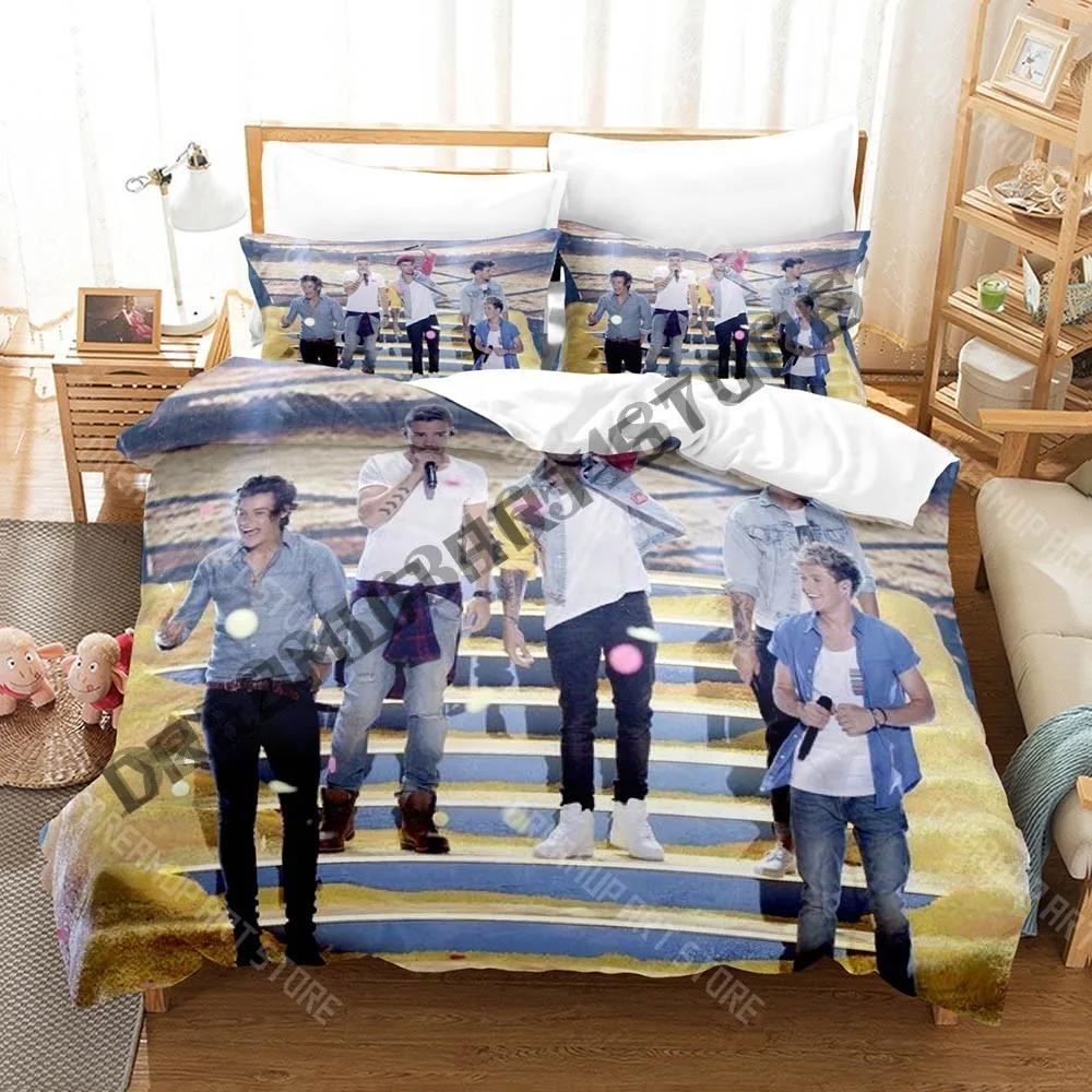 3D Print One Band D-Direction Bedding Set Single Twin Full Queen King Size Bed Set Adult Kid Bedroom Duvetcover Sets Bed