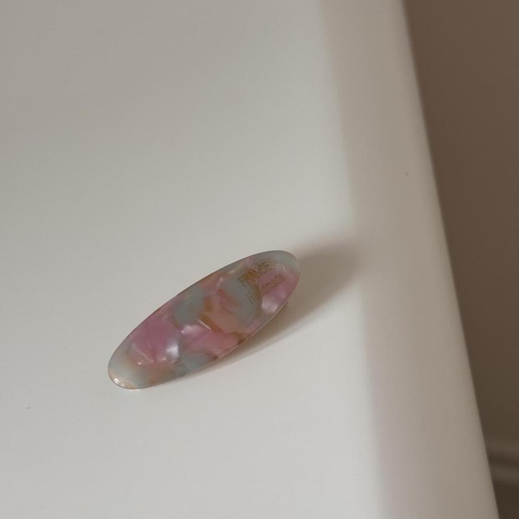 Ацетатная овальная заколка для волос Gold Label - Новый аксессуар для челки и боковых прядей