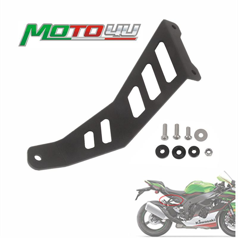 For Kawasaki ZX-10R ZX10R ZX 10R 2021 2022 Exhaust Aluminium Hanger Bracket Motorcycle Exhaust Mounting Accessories Modification