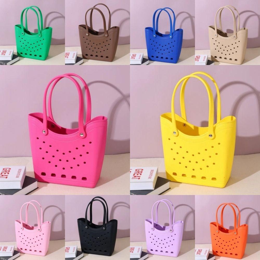Large Capacity Women Fashion Handbag Basket Outdoor Tote Bag Beach Storage Bag Shopping
