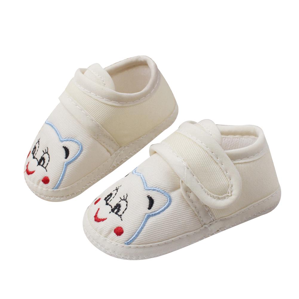 Girl Cartoon Slip Prewalker Flat Boy Anti Breathable Toddler Shoes