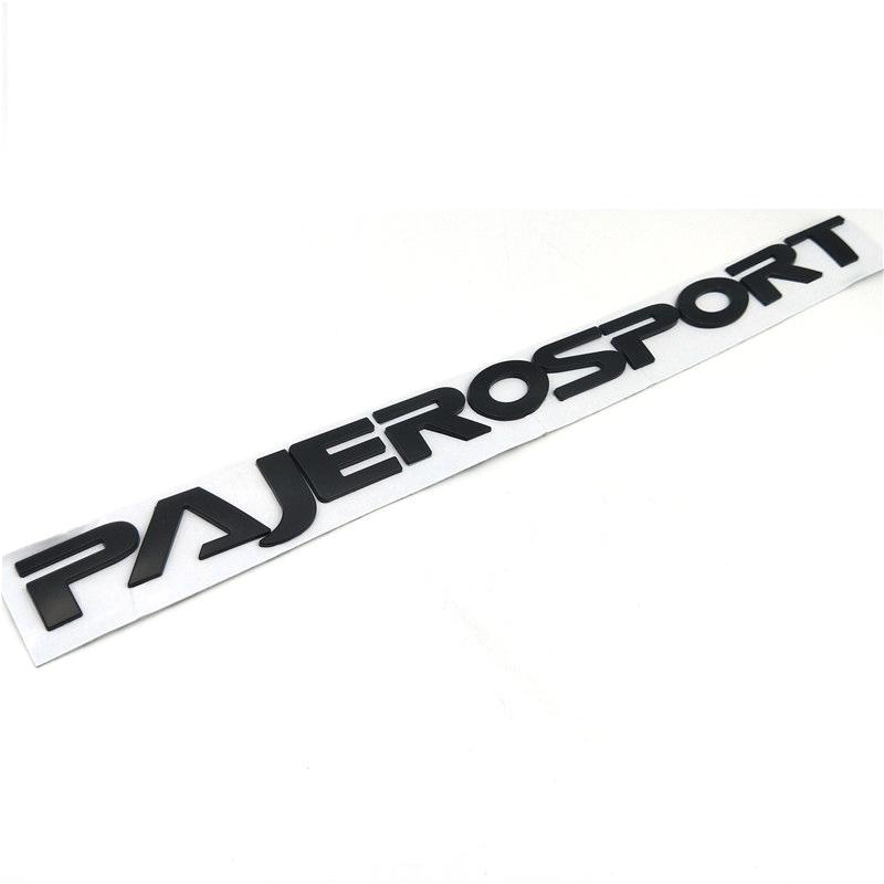 cwxbfp1 Front Hood Logo Emblem Badge Decal Sticker Nameplate For Mitsubishi Pajero Montero Sport Suv Pajerosport