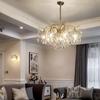 Светодиодная хрустальная люстра современный минималистский ретро новый светильник для гостиной спальня креативное искусство филиал освещение люстра