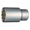 Deep Socket Drive Angle Width Across Flats 36mm (12 Square) HP4D-36L 12.7mm (1/2")