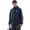 Comfortable Casual Simple Hooded Loose Sports Zipper Breathable Jacket Men Jackets Navy-Blue 952526603-8