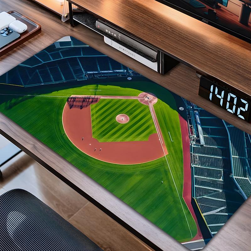 Baseball Stadium Aerial View Mouse Pad Large Rubber Anti-slip PC Desk Accessories Mousepad for Office & Gamer Keyboard Decor Mat