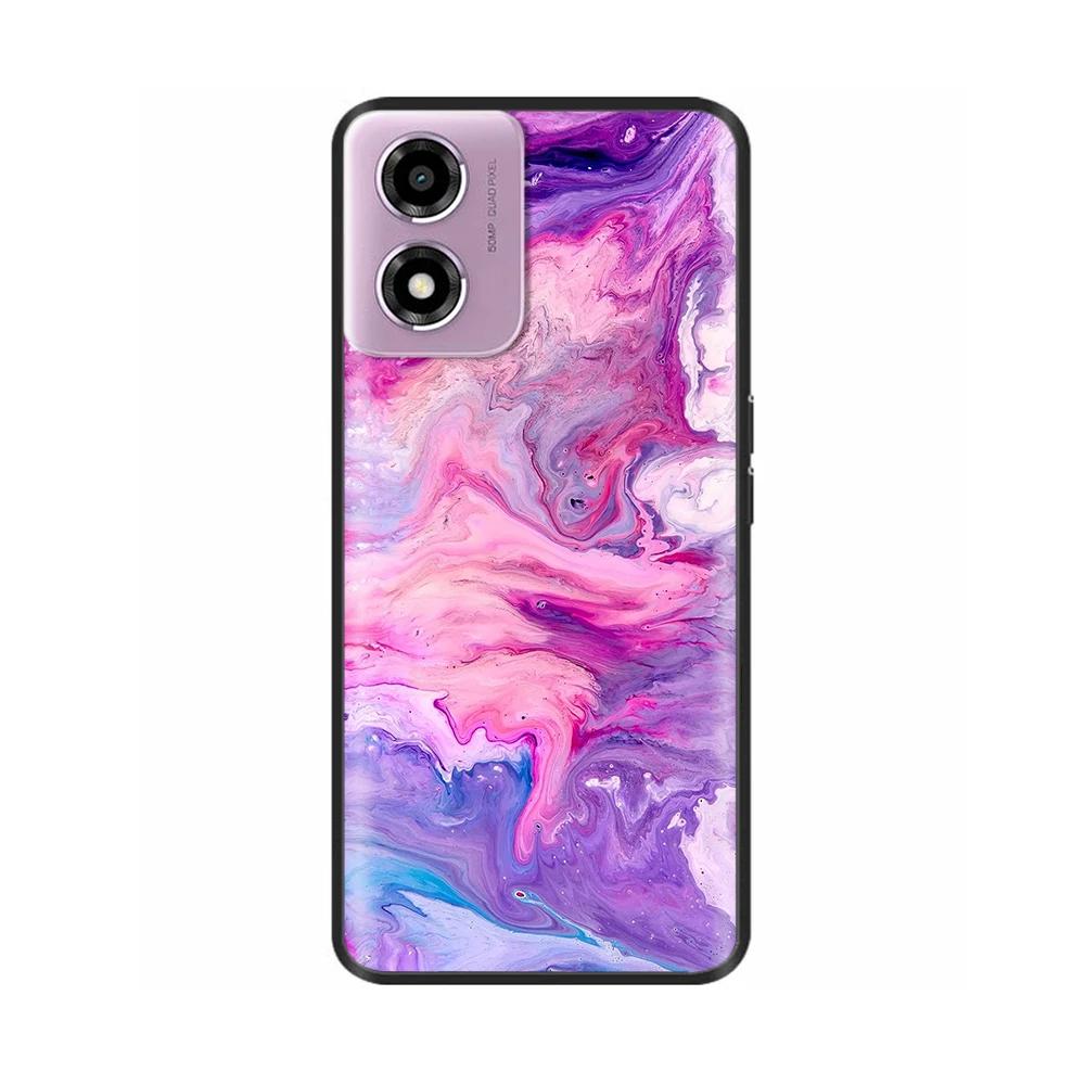 For Motorola Moto E14 Case Luxury TPU Soft Silicone Phone Cases Cover For Moto E13 E MotoE14 E 14 Shockproof Lovely Bumper Coque