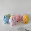 Высококачественная 3D силиконовая форма сова мультяшная для DIY ароматических свечей, гипсовых украшений. Милый животный рисунок совы. Для изготовления мыла, свечей ручной работы.