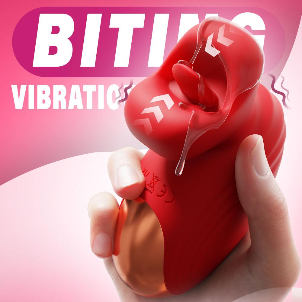 Роза Женский сексуальный стимулятор 10 режимов вибрации и французского поцелуя, G-точка клиторальный вибратор игрушка для взрослых Роза секс-игрушка