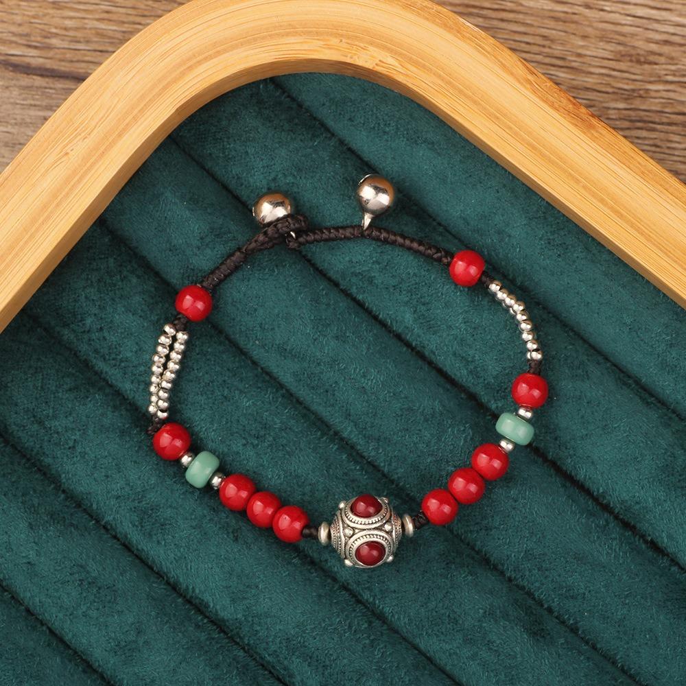 Colorful Bohemian Bracelet Nepal Tibetan Style Vintage Beaded Bracelet Jewelry