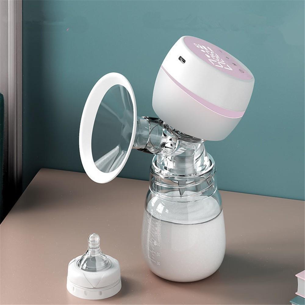 Electric Breast Pump Breast Massager Mute Milk Feeding Collector Portable Baby Breastfeeding Bottle Lactation Soft Painless