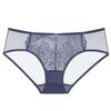 Oudifen Women's Lace Mesh Mid-Waist Briefs XP4504