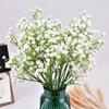 Artificial Babysbreath Flower with Stem Fork Office 93 Head Home 3 Table Centerpiece Wedding