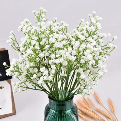 Искусственный цветок Babysbreath с вилкой-стеблем для офиса 93 Head Home 3 Table Centerpiece Wedding