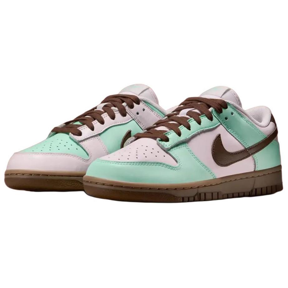 Nike Кроссовки женские Dunk Low Mint Chocolate Green Pearl-Pink Gum-Light-Brown IH0821-679