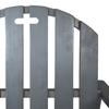 Garden Armchairs 2 pcs Grey Solid Acacia Wood