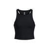 Meridian Solid Color Round Neck Sleeveless Tank Top Women Tops Black 1384008-001