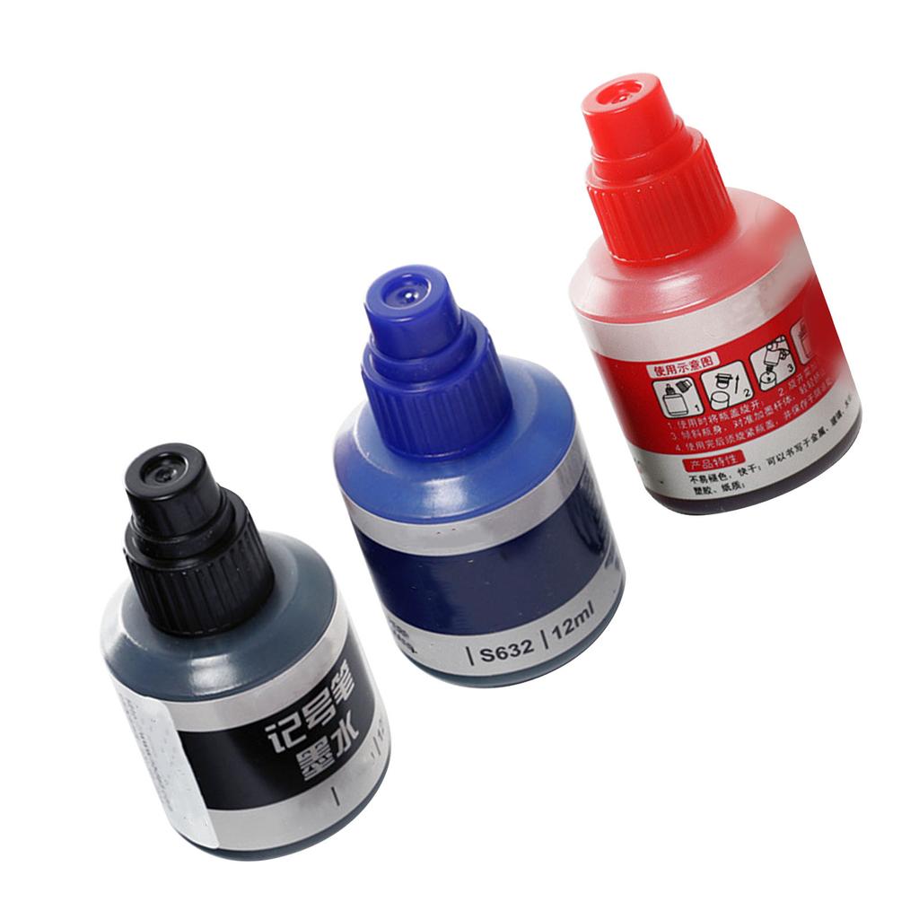 Чернила для маркера водостойкие, устойчивые к выцветанию, быстрозаправляемые масляные чернила для маркера с системой дозирования капель