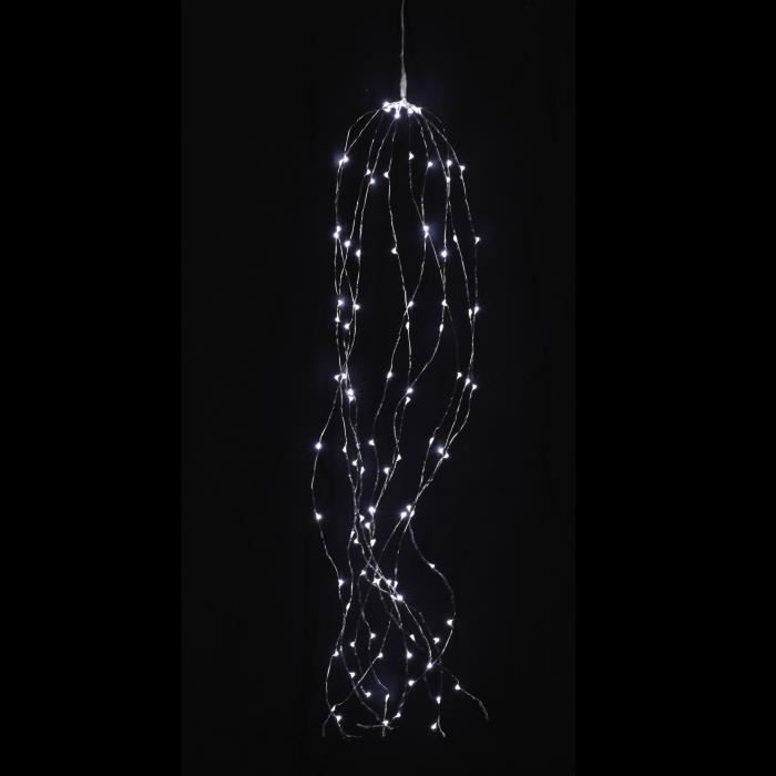 Guirlande spirale - Led blanche - 10 blanches - Longueur 2m - Electrique