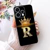 For Oppo Reno15 15F Phone Case Crown Letter Pattern Soft Silicone Proective Case for OPPO Reno 15 Reno15 F CPH2801 Bumber Shells