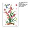 Green Plant Leaves Flower Bird Wall Sticker Waterproof Traceless Self-adhesive Removal Decal Bathroom Toilet Decor