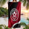 Sheffield United Football Beach Towel Soft Microfiber Summer Towel Quick Dry Absorbent Towel for Beach Swimming Pool Travel