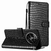 Crocodile Fashion Phone Case for Tecno Series.Infinix Smart 8/itel A70/Camon 20 Pro/Spark 20...,Faux Leather Wallet with Card Slots & Shockproof