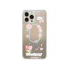 Fresh Small Floral Iphone14 Apple Suitable for 16Promax Mobile Phone Case 15 Silicone 11 12 Makeup Mirror X