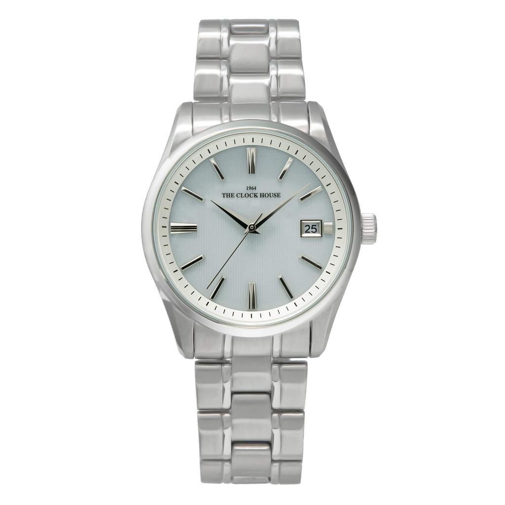 THE CLOCK HOUSE Мужские солнечные часы, Бизнес/Формальные, MBF1006-WH1A