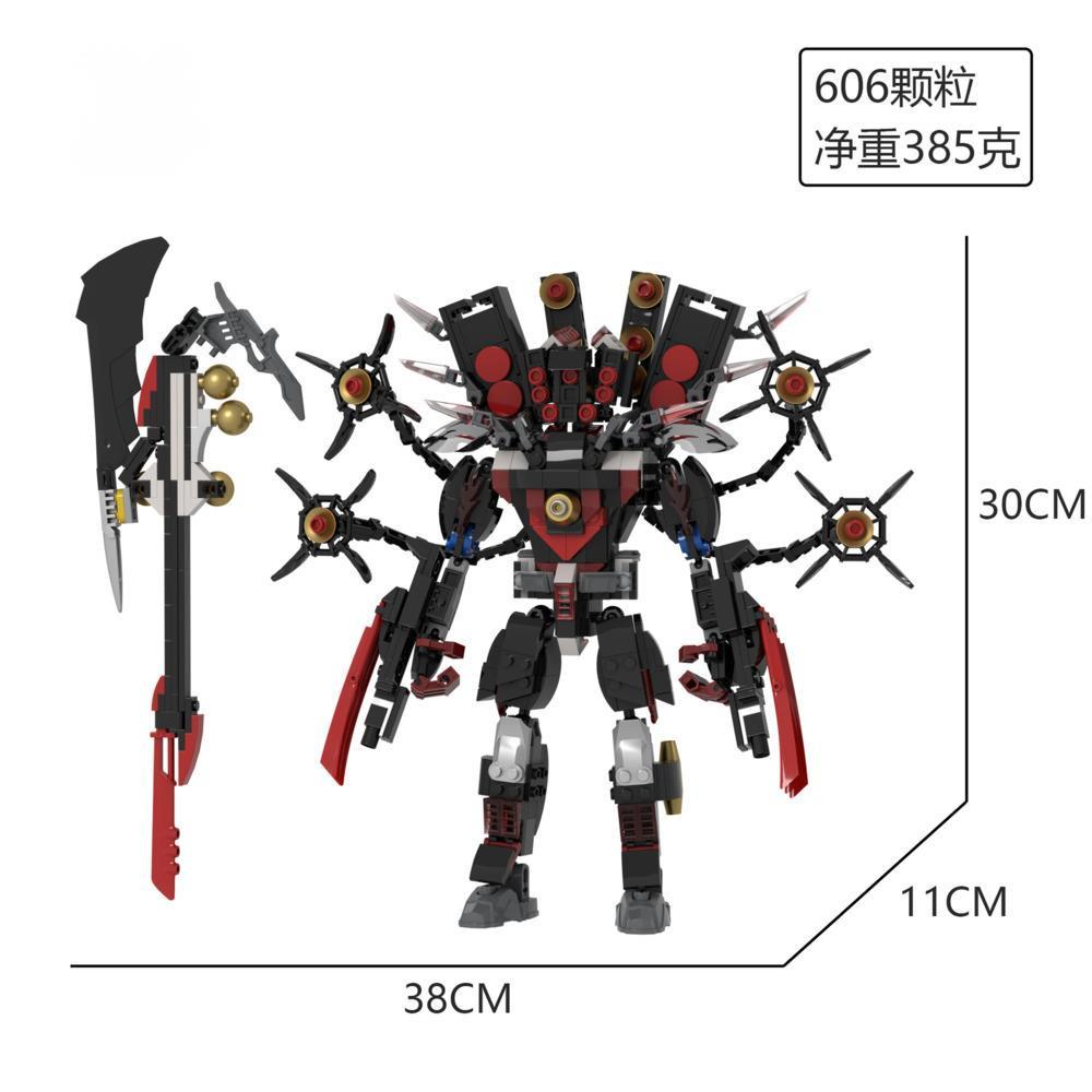 Скибиди Туалет Спикермен Человек-колонка Блоки Титаны Телевизионный Человек Часовой Человек Часовщик G-Man Скибиди Конструктор Камерамен Дриллмен