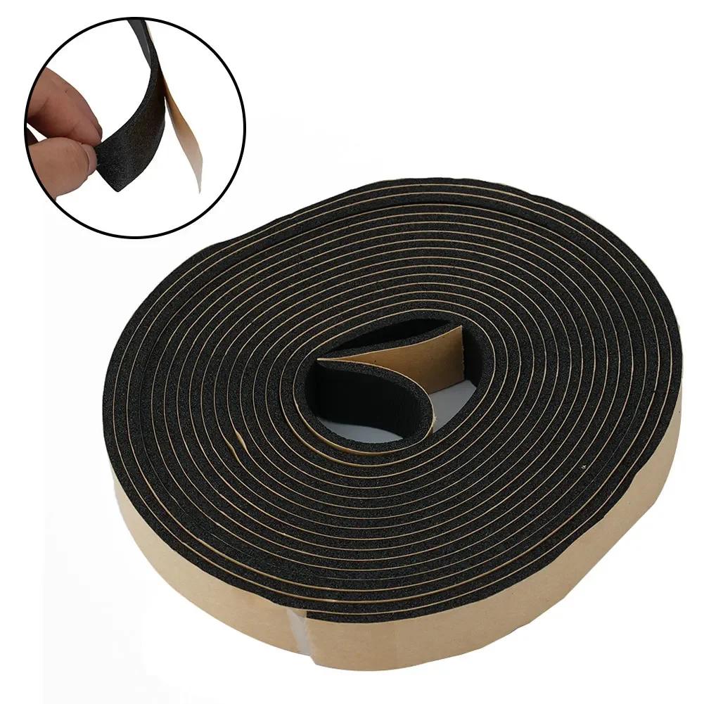 Foam Sealing Strip 20mm*5m*3mm Rubber Universal Weatherstrip Rain Visor With M Double-Sided Tape Accessories Dustproof