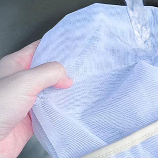 Подставка для сита для желе из нержавеющей стали с нейлоновым многоразовым фильтр-мешком, стабильный треугольный дизайн, держатель кухонного фильтра