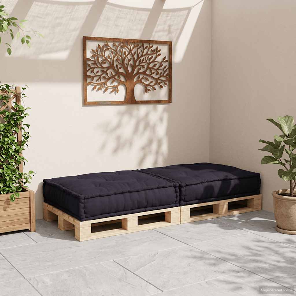 Modular Sofa Element Anthracite 70 x 70 x 36 cm Fabric