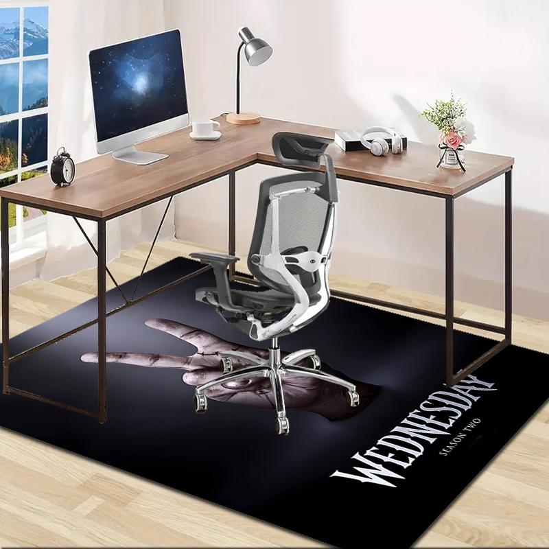 1pc Wednesday (10) Design Area Rug - Non-Slip, Soft & Cozy Floor Mat for Living Room, Bedroom, Office - Indoor/Outdoor Decorative Carpet