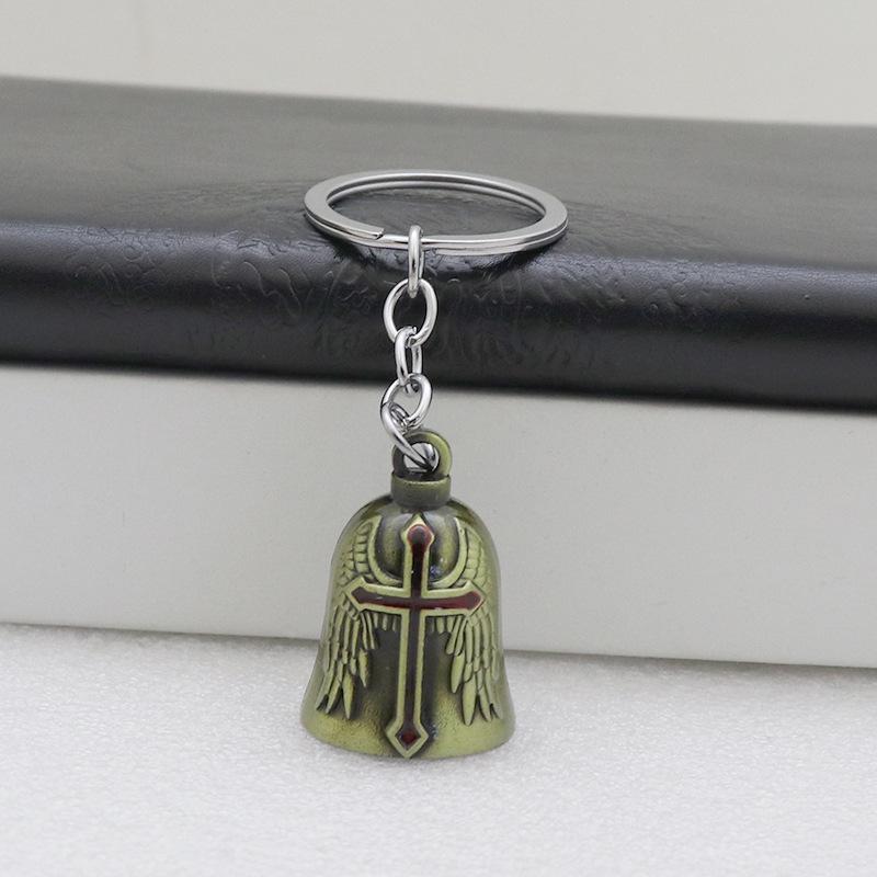 Ретро Металлический Брелок для Ключей с Подвеской-Колокольчиком - Украшение для Автомобиля и Сумки