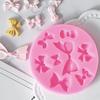 1 шт. - Милая форма для бантика, форма для бантика, форма для торта, мыла, ароматерапевтической свечи, форма для украшения поделок