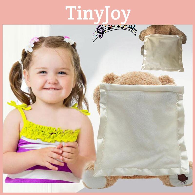 Cute Talking Teddy Bear Plush Toy 35cm Height Rechargeable Shy Face Battery Operated