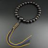 [WONDERFUL LOTUS Myorenka] Myorenka Buddhist Prayer Beads for Men, Jodo Shinshu, 22 Beads, Ebony, Two-Color Tassel, Buddhist Altar Accessories,