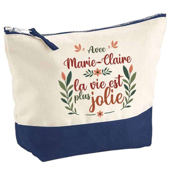 Trousse de maquillage - PLANETEE - Marie-Claire la vie est plus jolie - Grand format - Coton - Impression sublimation HD