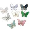 Mother Shell Imitation Pearl Butterfly Butterfly Brooch Elegant Suit Pin Female Accessories
