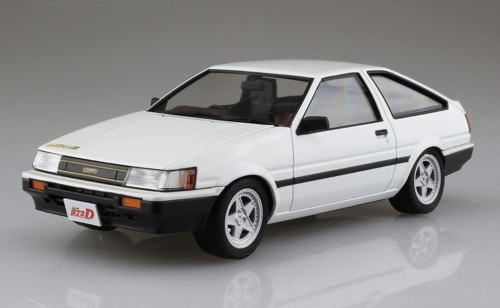 Aoshima Bunka Kyozaisha Initial D Itsuki Takeuchi AE85 Пластиковая модель №10 в масштабе Левина №10 1/24